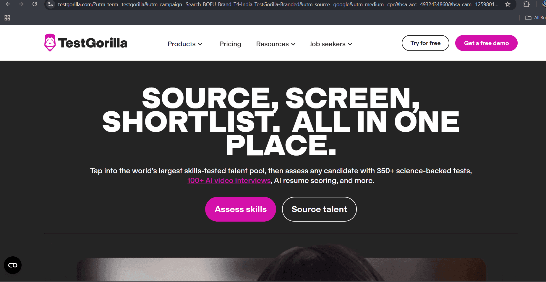 TestGorilla - AI-Powered Skills Assessment